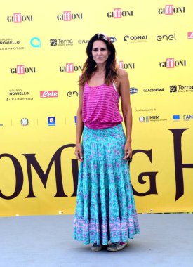 GiFFONI VALLE PİANA - 19 Temmuz 2025: Roberta Mastromichele Giffoni Film Festivali 2025 - 19 Temmuz 2025 tarihinde Giffoni Valle Piana, İtalya 'da.