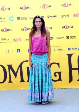 GiFFONI VALLE PİANA - 19 Temmuz 2025: Roberta Mastromichele Giffoni Film Festivali 2025 - 19 Temmuz 2025 tarihinde Giffoni Valle Piana, İtalya 'da.