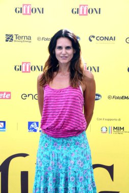 GiFFONI VALLE PİANA - 19 Temmuz 2025: Roberta Mastromichele Giffoni Film Festivali 2025 - 19 Temmuz 2025 tarihinde Giffoni Valle Piana, İtalya 'da.