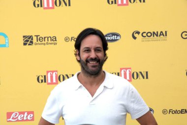 GIFFONI VALLE PİANA - 19 Temmuz 2025: Matteo Branciamore Giffoni Film Festivali 2025 - 19 Temmuz 2025 tarihinde Giffoni Valle Piana, İtalya 'da.