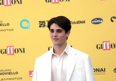 GiFFONI VALLE PIANA - 19 Temmuz 2025: Andrea Arru Giffoni Film Festivali 2025 - 19 Temmuz 2025 tarihinde Giffoni Valle Piana, İtalya.