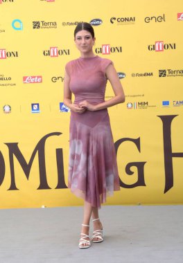 GiFFONI VALİNA PİANA - 19 Temmuz 2025: Marta Filippi Giffoni Film Festivali 2025 - 19 Temmuz 2025 tarihinde Giffoni Valle Piana, İtalya.