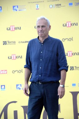 GiFFONI VALLE PİANA - 19 Temmuz 2025: Andrea Jublin, Giffoni Film Festivali 2025 - 19 Temmuz 2025 tarihinde Giffoni Valle Piana, İtalya.