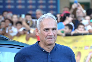 GiFFONI VALLE PİANA - 19 Temmuz 2025: Andrea Jublin, Giffoni Film Festivali 2025 - 19 Temmuz 2025 tarihinde Giffoni Valle Piana, İtalya.