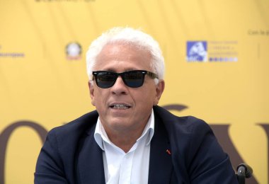 GiFFONI VALİNA PİANA - 20 Temmuz 2025: Lello Marangio, Giffoni Film Festivali 2025, Giffoni Valle Piana, İtalya.