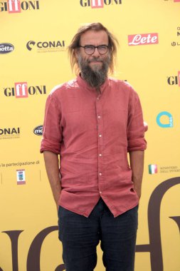 GiFFONI VALONI PIANA, İtalya - 20 Temmuz 2025: Andrea Segre Giffoni Film Festivali 2025 - 20 Temmuz 2025 tarihinde Giffoni Valle Piana, İtalya.