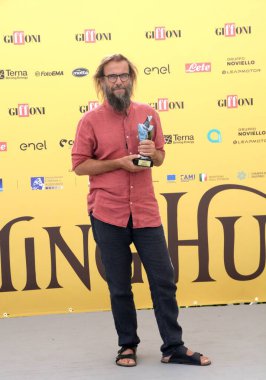 GiFFONI VALONI PIANA, İtalya - 20 Temmuz 2025: Andrea Segre Giffoni Film Festivali 2025 - 20 Temmuz 2025 tarihinde Giffoni Valle Piana, İtalya.