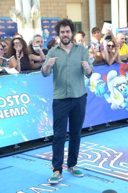 GiFFONI VALLE PIANA, İtalya - 20 Temmuz 2025: Andrea Pisani, Giffoni Film Festivali 2025 - 20 Temmuz 2025 tarihinde Giffoni Valle Piana, İtalya.