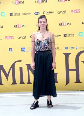 GiFFONI VALİNA PİANA - 20 Temmuz 2025: Elettra Orlandi Giffoni Film Festivali 2025 - 20 Temmuz 2025 tarihinde Giffoni Valle Piana, İtalya.