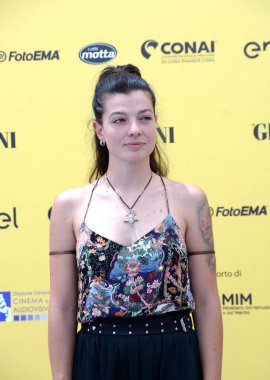 GiFFONI VALİNA PİANA - 20 Temmuz 2025: Elettra Orlandi Giffoni Film Festivali 2025 - 20 Temmuz 2025 tarihinde Giffoni Valle Piana, İtalya.