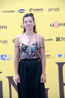 GiFFONI VALİNA PİANA - 20 Temmuz 2025: Elettra Orlandi Giffoni Film Festivali 2025 - 20 Temmuz 2025 tarihinde Giffoni Valle Piana, İtalya.
