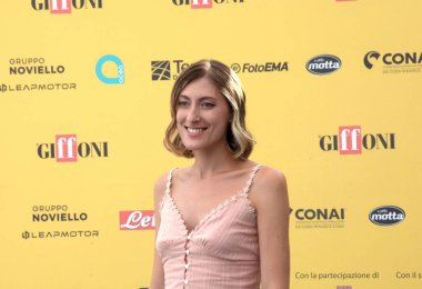 GiFFONI VALİNA PİANA - 21 Temmuz 2025: Martina Tinnirello Giffoni Film Festivali 2025 - 21 Temmuz 2025 tarihinde Giffoni Valle Piana, İtalya.