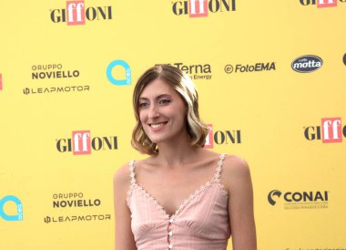 GiFFONI VALİNA PİANA - 21 Temmuz 2025: Martina Tinnirello Giffoni Film Festivali 2025 - 21 Temmuz 2025 tarihinde Giffoni Valle Piana, İtalya.