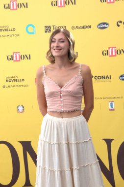 GiFFONI VALİNA PİANA - 21 Temmuz 2025: Martina Tinnirello Giffoni Film Festivali 2025 - 21 Temmuz 2025 tarihinde Giffoni Valle Piana, İtalya.