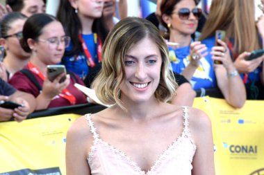 GiFFONI VALİNA PİANA - 21 Temmuz 2025: Martina Tinnirello Giffoni Film Festivali 2025 - 21 Temmuz 2025 tarihinde Giffoni Valle Piana, İtalya.