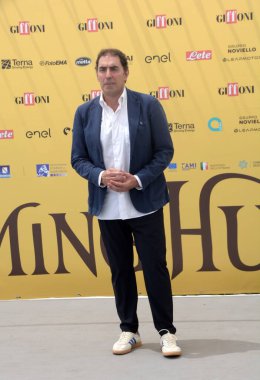 GiFFONI VALİNA PİANA - 21 Temmuz 2025: Valerio Iafrate Giffoni Film Festivali 2025, Giffoni Valle Piana, İtalya.