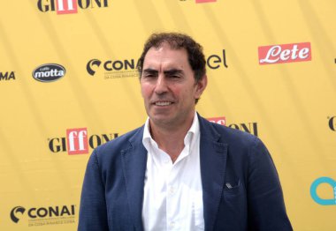 GiFFONI VALİNA PİANA - 21 Temmuz 2025: Valerio Iafrate Giffoni Film Festivali 2025, Giffoni Valle Piana, İtalya.