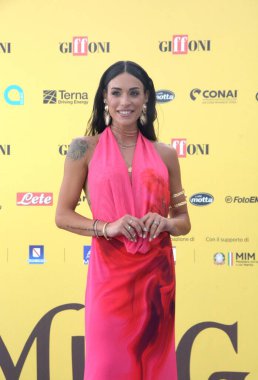 GiFFONI VALİNA PİANA - 21 Temmuz 2025: Fabiola Cimminella Giffoni Film Festivali 2025 - 21 Temmuz 2025 tarihinde Giffoni Valle Piana, İtalya.