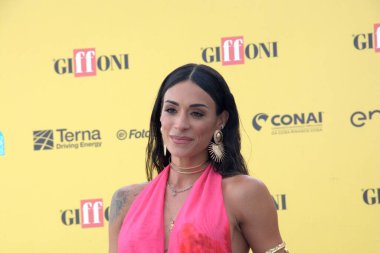 GiFFONI VALİNA PİANA - 21 Temmuz 2025: Fabiola Cimminella Giffoni Film Festivali 2025 - 21 Temmuz 2025 tarihinde Giffoni Valle Piana, İtalya.