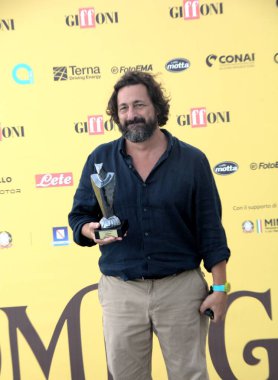 GiFFONI VALİNA PİANA - 21 Temmuz 2025: Yari Gugliucci Giffoni Film Festivali 2025 - 21 Temmuz 2025 tarihinde Giffoni Valle Piana, İtalya.