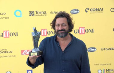 GiFFONI VALİNA PİANA - 21 Temmuz 2025: Yari Gugliucci Giffoni Film Festivali 2025 - 21 Temmuz 2025 tarihinde Giffoni Valle Piana, İtalya.