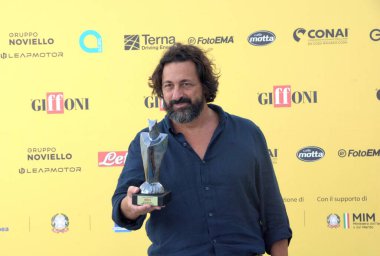 GiFFONI VALİNA PİANA - 21 Temmuz 2025: Yari Gugliucci Giffoni Film Festivali 2025 - 21 Temmuz 2025 tarihinde Giffoni Valle Piana, İtalya.