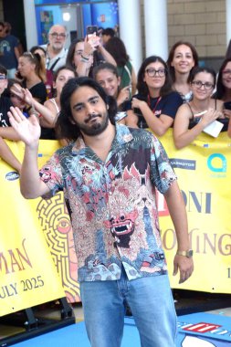 GiFFONI VALİNA PİANA - 21 Temmuz 2025: Max Angioni Giffoni Film Festivali 2025 - 21 Temmuz 2025 tarihinde Giffoni Valle Piana, İtalya.