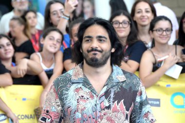 GiFFONI VALİNA PİANA - 21 Temmuz 2025: Max Angioni Giffoni Film Festivali 2025 - 21 Temmuz 2025 tarihinde Giffoni Valle Piana, İtalya.