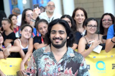 GiFFONI VALİNA PİANA - 21 Temmuz 2025: Max Angioni Giffoni Film Festivali 2025 - 21 Temmuz 2025 tarihinde Giffoni Valle Piana, İtalya.