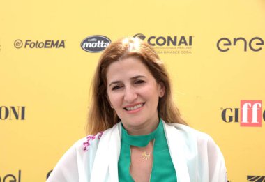 GiFFONI VALİNA PİANA - 21 Temmuz 2025: Areeb Zuaiter Giffoni Film Festivali 2025 - 21 Temmuz 2025 tarihinde Giffoni Valle Piana, İtalya.