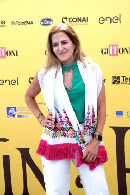 GiFFONI VALİNA PİANA - 21 Temmuz 2025: Areeb Zuaiter Giffoni Film Festivali 2025 - 21 Temmuz 2025 tarihinde Giffoni Valle Piana, İtalya.