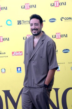GIFFONI VALLE PİANA - 21 Temmuz 2025: Çakal 'dan Ciro Priello Giffoni Film Festivali 2025 - 21 Temmuz 2025 tarihinde Giffoni Valle Piana, İtalya' da.