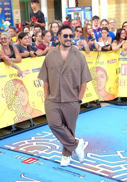 GIFFONI VALLE PİANA - 21 Temmuz 2025: Çakal 'dan Ciro Priello Giffoni Film Festivali 2025 - 21 Temmuz 2025 tarihinde Giffoni Valle Piana, İtalya' da.