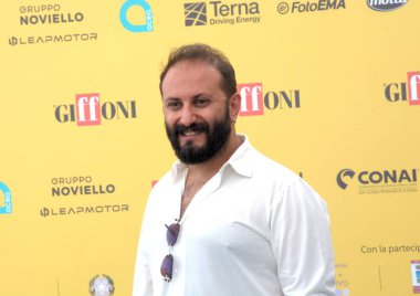 GIFFONI VALLE PIANA, İtalya - 21 Temmuz 2025: Çakal Fabio Balsamo 21 Temmuz 2025 tarihinde Giffoni Valle Piana, İtalya 'da Giffoni Film Festivali' ne katıldı.