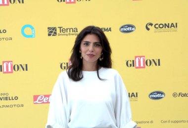 GiFFONI VALİNA PİANA - 22 Temmuz 2025: Irene Maiorino Giffoni Film Festivali 2025 - 22 Temmuz 2025 tarihinde Giffoni Valle Piana, İtalya.