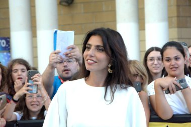 GiFFONI VALİNA PİANA - 22 Temmuz 2025: Irene Maiorino Giffoni Film Festivali 2025 - 22 Temmuz 2025 tarihinde Giffoni Valle Piana, İtalya.