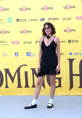 GiFFONI VALLE PIANA, İtalya - 22 Temmuz 2025: Anna Castiglia Giffoni Film Festivali 2025 - 22 Temmuz 2025 tarihinde Giffoni Valle Piana, İtalya.