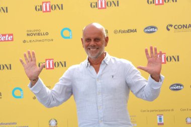 GiFFONI VALİNA PİANA - 22 Temmuz 2025: Riccardo Milani Giffoni Film Festivali 2025 - 22 Temmuz 2025 tarihinde Giffoni Valle Piana, İtalya.