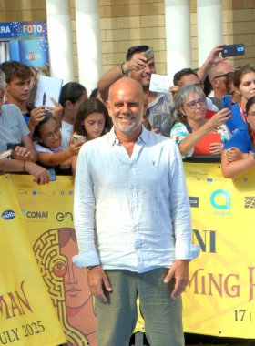 GiFFONI VALİNA PİANA - 22 Temmuz 2025: Riccardo Milani Giffoni Film Festivali 2025 - 22 Temmuz 2025 tarihinde Giffoni Valle Piana, İtalya.