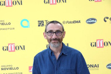 GIFFONI VALLE PIANA, İtalya - 22 Temmuz 2025: Manetti Bros 'tan Antonio Manetti, 22 Temmuz 2025' te Giffoni Valle Piana, İtalya 'da düzenlenen Giffoni Film Festivali' ne katıldı..