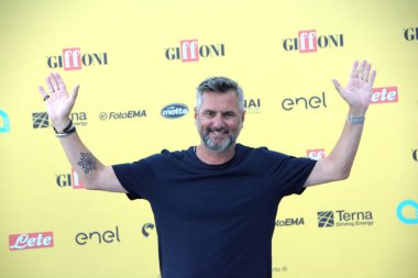 GiFFONI VALLE PIANA, İtalya - 22 Temmuz 2025: Carlo Vanzini, 