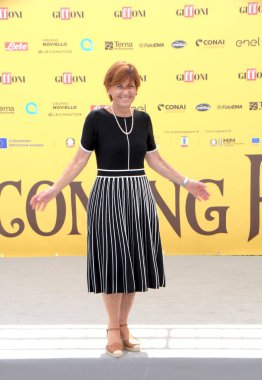 GiFFONI VALLE PIANA, İtalya - 22 Temmuz 2025: Maria Forte Giffoni Film Festivali 2025 - 22 Temmuz 2025 tarihinde Giffoni Valle Piana, İtalya.