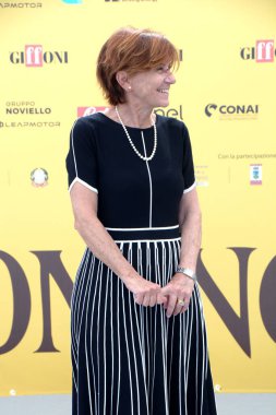 GiFFONI VALLE PIANA, İtalya - 22 Temmuz 2025: Maria Forte Giffoni Film Festivali 2025 - 22 Temmuz 2025 tarihinde Giffoni Valle Piana, İtalya.