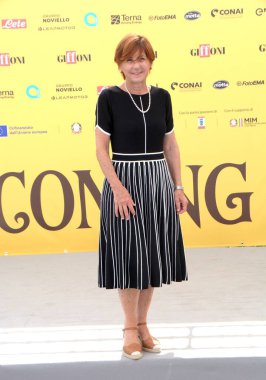 GiFFONI VALLE PIANA, İtalya - 22 Temmuz 2025: Maria Forte Giffoni Film Festivali 2025 - 22 Temmuz 2025 tarihinde Giffoni Valle Piana, İtalya.