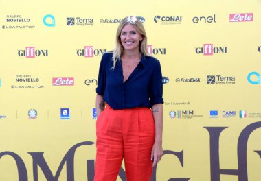 GiFFONI VALİNA PİANA - 23 Temmuz 2025: Chiara Maci Giffoni Film Festivali 2025, Giffoni Valle Piana, İtalya.