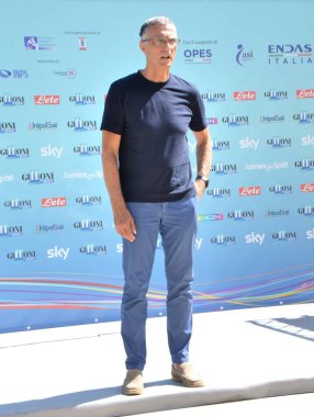 GiFFONI VALLE PİANA - 23 Temmuz 2025: Giuseppe Bergomi namı diğer Beppe Bergomi 23 Temmuz 2025 tarihinde Giffoni Valle Piana, İtalya 'da düzenlenen Giffoni Film Festivali' ne katıldı..