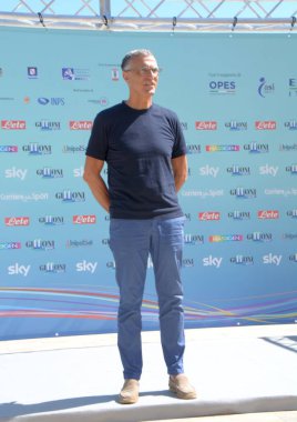 GiFFONI VALLE PİANA - 23 Temmuz 2025: Giuseppe Bergomi namı diğer Beppe Bergomi 23 Temmuz 2025 tarihinde Giffoni Valle Piana, İtalya 'da düzenlenen Giffoni Film Festivali' ne katıldı..
