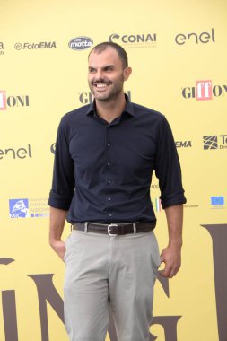 GIFFONI VALLE PIANA - 23 Temmuz 2025: Daniele Cassioli Giffoni Film Festivali 2025 - 23 Temmuz 2025 tarihinde Giffoni Valle Piana, İtalya.