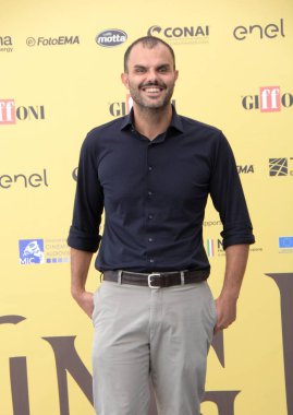 GIFFONI VALLE PIANA - 23 Temmuz 2025: Daniele Cassioli Giffoni Film Festivali 2025 - 23 Temmuz 2025 tarihinde Giffoni Valle Piana, İtalya.