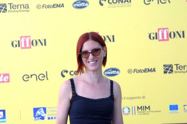 GIFFONI VALLE PIANA - 23 Temmuz 2025: Francesca Fiore Giffoni Film Festivali 2025 - 23 Temmuz 2025 tarihinde Giffoni Valle Piana, İtalya.